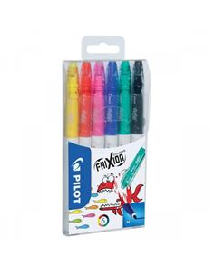 ROTULADOR PILOT FRIXION M 6 COLORES