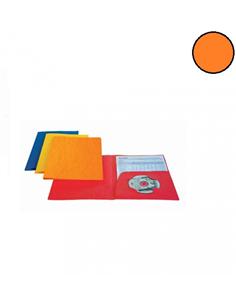 SUBCARPETA SENFORT A4 CON BOLSA NARANJA