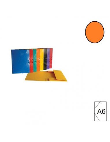 CARPETA CARTON GOMILLA SENFORT 2616 A6 NARANJA