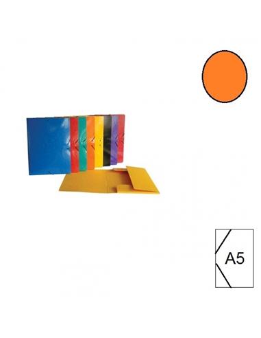 CARPETA CARTON GOMILLA SENFORT 2631 A5 NARANJA