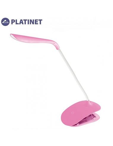 LAMPARA PLATINET FLEXIBLE CLIP 3W ROSA (PDL01CP)