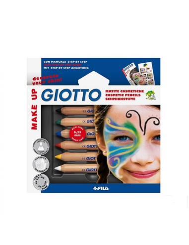 MAQUILLAJE GIOTTO LAPICES SET 6 COLORES CLASICOS