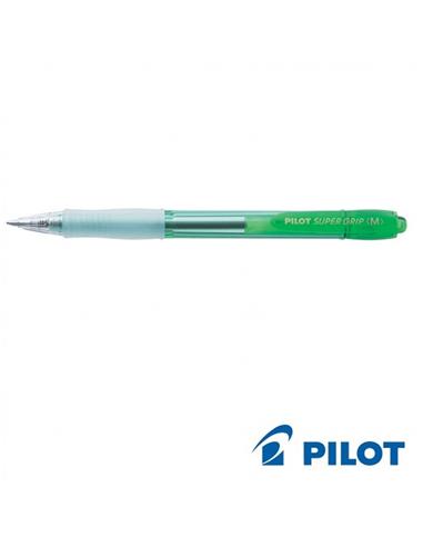 BOLIGRAFO PILOT BPGP SUPER GRIP NEON 1.0mm VERDE