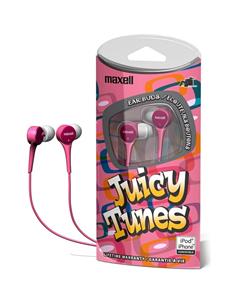AURICULAR MAXELL MP3-MP4 JUICY ROSA JACK 3.5 MM