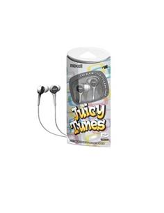 AURICULAR MAXELL MP3-MP4 JUICY PLATA JACK 3.5 MM