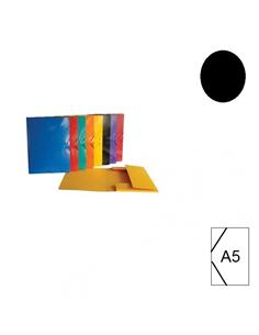 CARPETA CARTON GOMILLA SENFORT 2631 A5 NEGRO