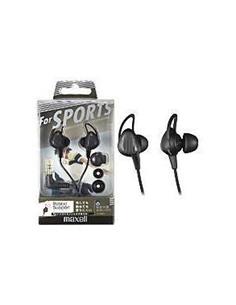 AURICULAR MAXELL MP3-MP4 SPORTS NEGRO JACK 3.5 MM
