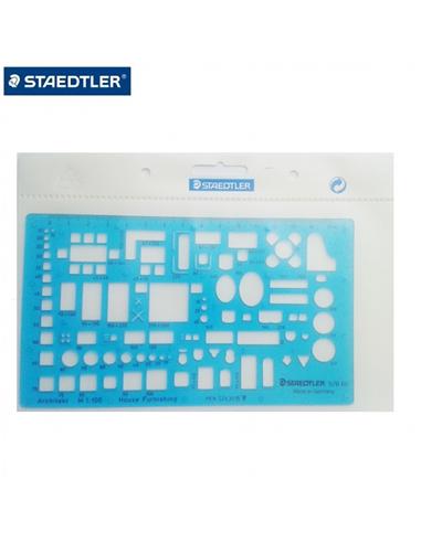 PLANTILLA STAEDTLER MARS SIMBOLOS MUEBLES