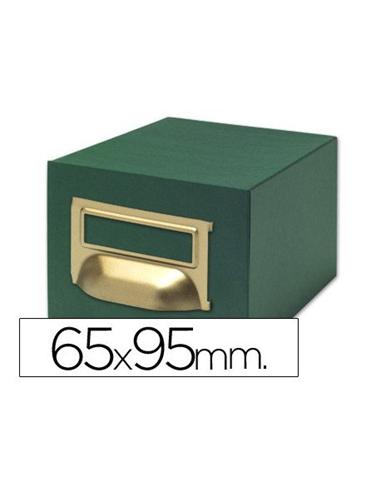 FICHERO CARTON LIDERPAPEL Nº1 65x95mm 500 FICHAS