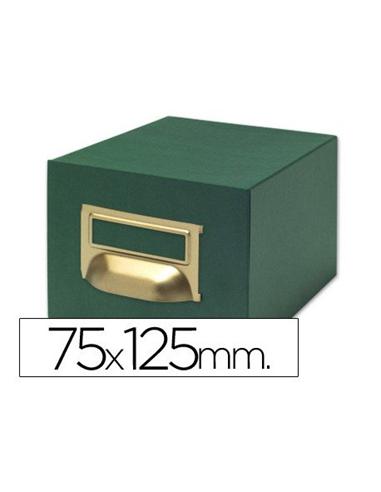 FICHERO CARTON LIDERPAPEL Nº2 75x125mm 500 FICHAS