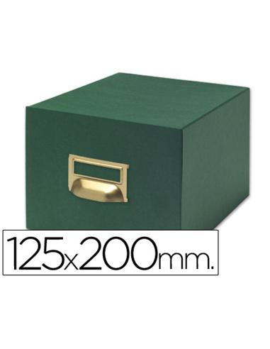 FICHERO CARTON LIDERPAPEL Nº4 125x200mm 500 FICHAS