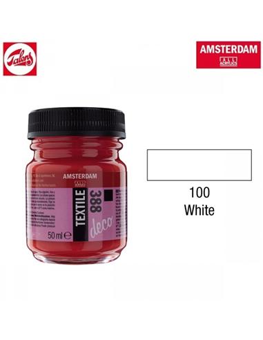 PINTURA TEXTIL DECO 100 50ml BLANCO