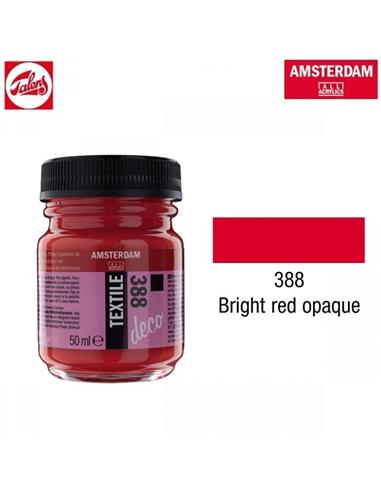 PINTURA TEXTIL DECO 388 50ml ROJO LUMINOSO OPACO