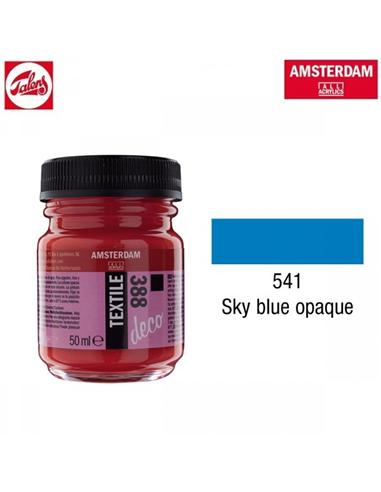 PINTURA TEXTIL DECO 541 50ml AZUL CELESTE OPACO