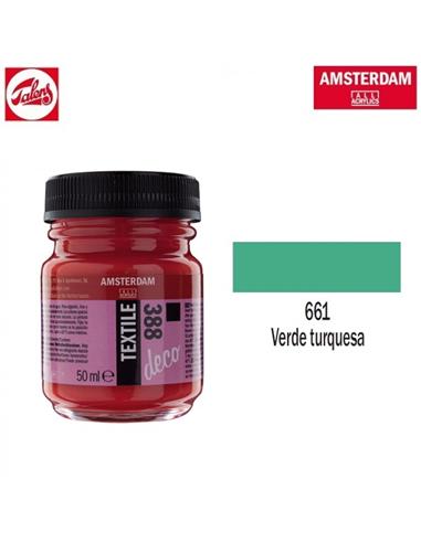 PINTURA TEXTIL DECO 661 50ml TURQUESA