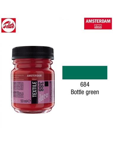 PINTURA TEXTIL DECO 684 50ml VERDE BOTELLA