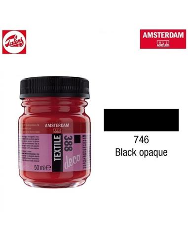 PINTURA TEXTIL DECO 746 50ml NEGRO OPACO
