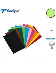 CARTULINA SADIPAL A3 170g 25H VERDE PALIDO