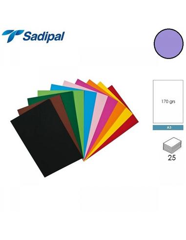 CARTULINA SADIPAL A3 170g 25H VIOLETA