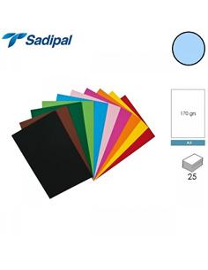 CARTULINA SADIPAL A3 170g 25H AZUL CIELO