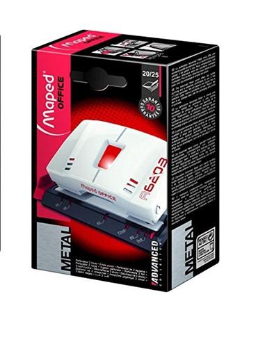 TALADRADORA MAPED OFFICE ADVANCED METAL BLANCO