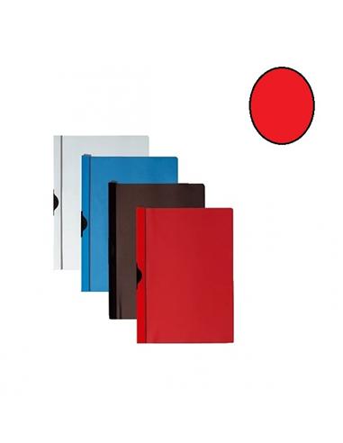 DOSSIER EUROCLIP PINZA 30 HOJAS A4 ROJO
