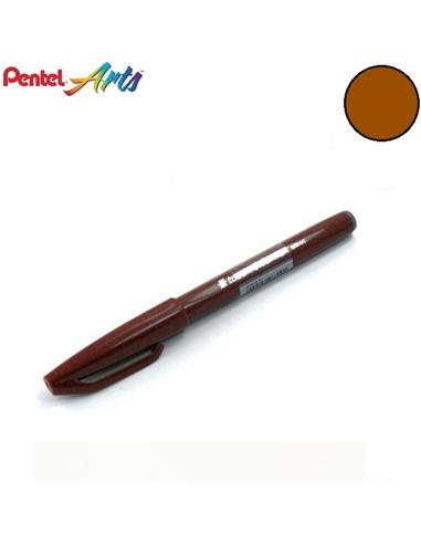 ROTULADOR PENTEL BRUSH SIGN PEN TOUCH MARRON
