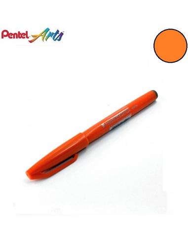 ROTULADOR PENTEL BRUSH SIGN PEN TOUCH NARANJA
