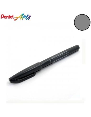 ROTULADOR PENTEL BRUSH SIGN PEN TOUCH GRIS