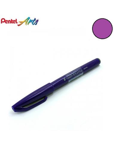 ROTULADOR PENTEL BRUSH SIGN PEN TOUCH VIOLETA