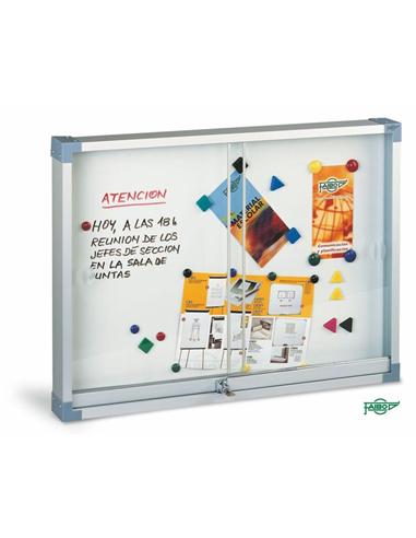 VITRINA ANUNCIOS MARCO ALUMINIO 600x800 mm