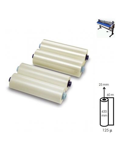 ROLLO PLASTIFICAR 63,5cm x 60m 125 MICRAS