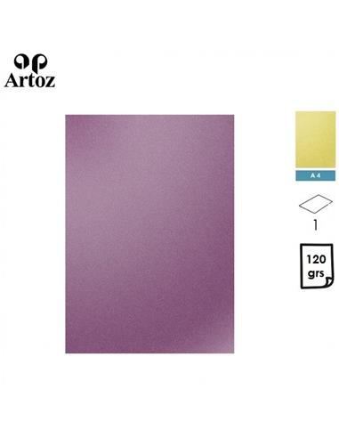 PAPEL ARTOZ KLONDIKE A4 120GR AMARILLO ORO