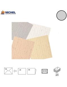 SOBRE MICHEL ARTISAN BUTTEN 160x220mm 100GR GRIS