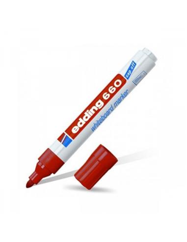 ROTULADOR EDDING 660 PIZARRA ROJO
