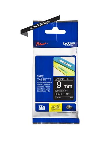 CINTA ROTULADORA BROTHER TZe325 NEGRA/BLANCA