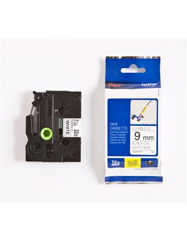 CINTA ROTULADORA BROTHER TZeFX221 BLANCA/NEGRA