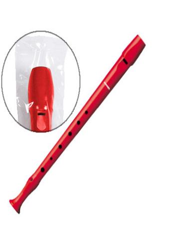 FLAUTA HOHNER PLASTICO 9508 ROJA FUNDA VERDE