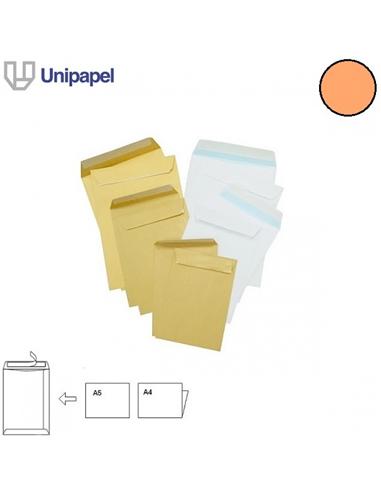 SOBRE UNIPAPEL BOLSA 176x250mm TC AUTODEX NARANJA