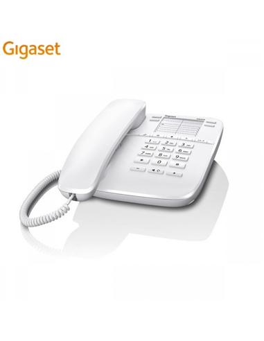 TELEFONO FIJO SOBREMESA GIGASET DA310 BLANCO