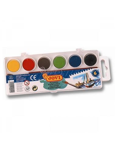 ACUARELAS JOVI 6 COLORES 800/6