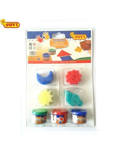 KIT JOVI R-160 PINTURA DEDOS + ESPONJAS