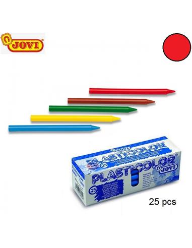 CERA JOVI PLASTICOLOR 25ud ROJO 925/02