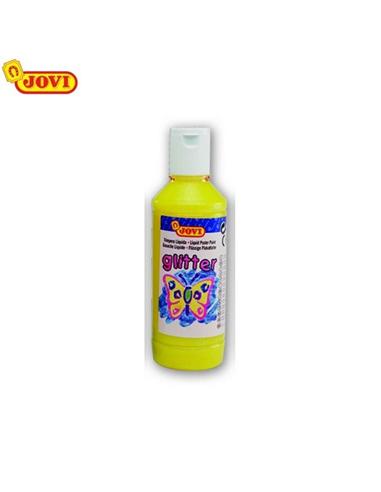 TEMPERA JOVI GLITTER 250ml AMARILLO 517/02
