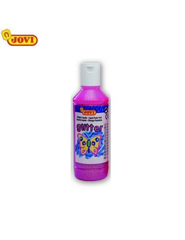 TEMPERA JOVI GLITTER 250ml ROSA 517/08