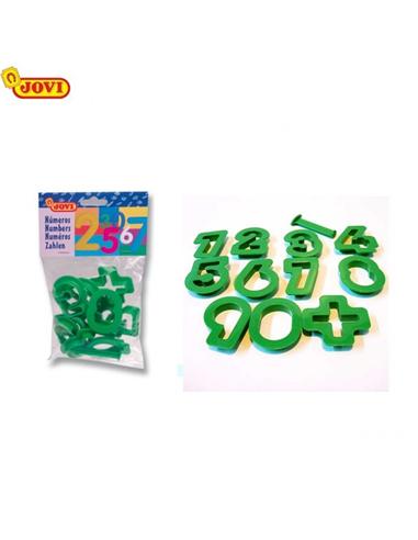 MOLDES PLASTILINA JOVI R-7N NUMEROS 11ud