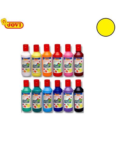PINTURA PLASTICA JOVIDECOR 250ml AMARILLO 680/02