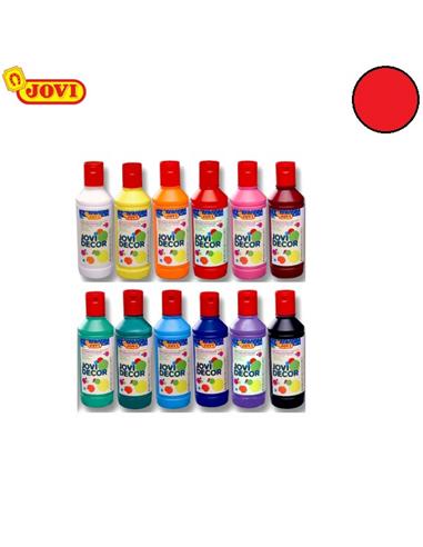 PINTURA PLASTICA JOVIDECOR 250ml BERMELLON 680/07