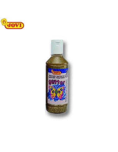 TEMPERA JOVI GLITTER 250ml ORO 517/38