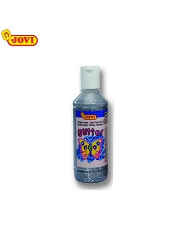 TEMPERA JOVI GLITTER 250ml PLATA 517/37